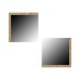 ΣΕΤ 2 ΚΑΘΡΕΦΤΕΣ ΤΟΙΧΟΥ Fylliana Charles 60*60εκ με πλαίσιο μελαμίνης σε χρώμα SONOMA